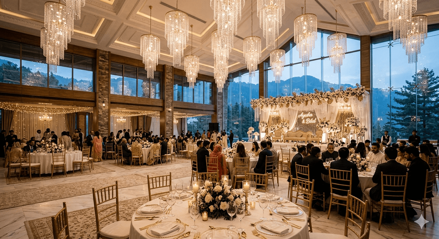 Best Banquet Halls in Murree & Bhurban for Weddings and Events