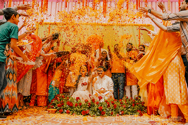 Mehndi event setup