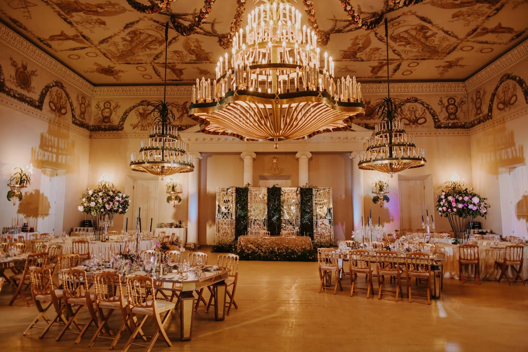 Valima and wedding dinner setup